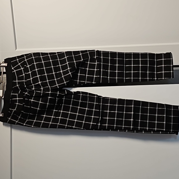Zara checkered black and white pants - Picture 2 of 3